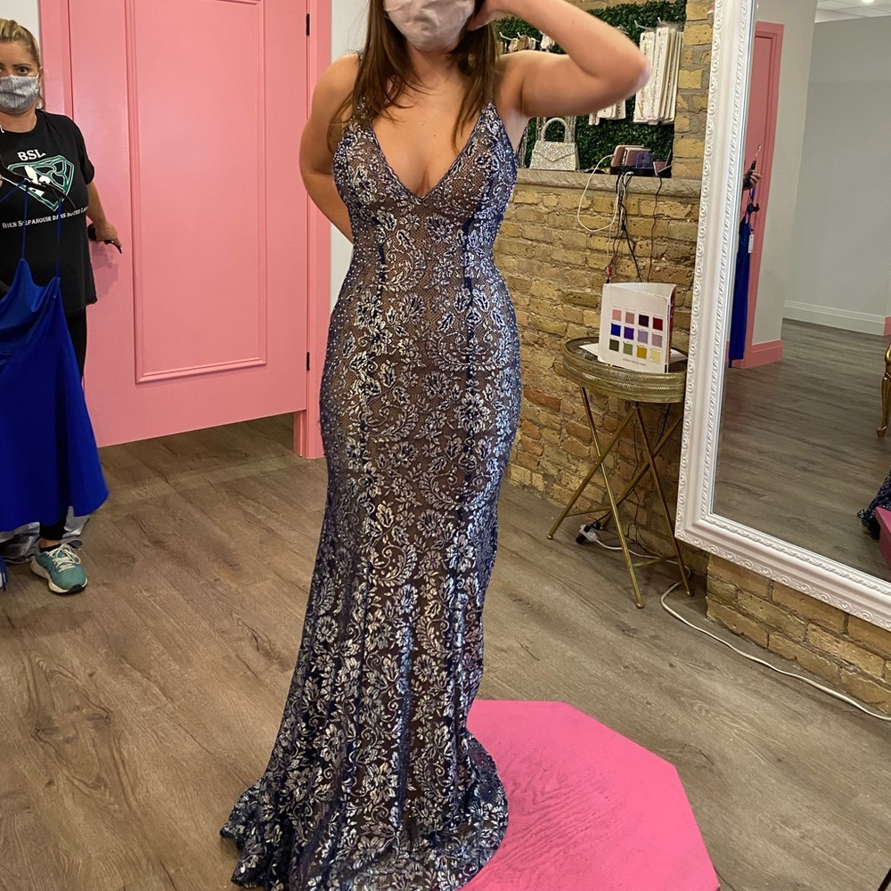 Blue Jovani Prom Dress